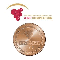 BRONZE medal International Balkan Wine Competition 2018
